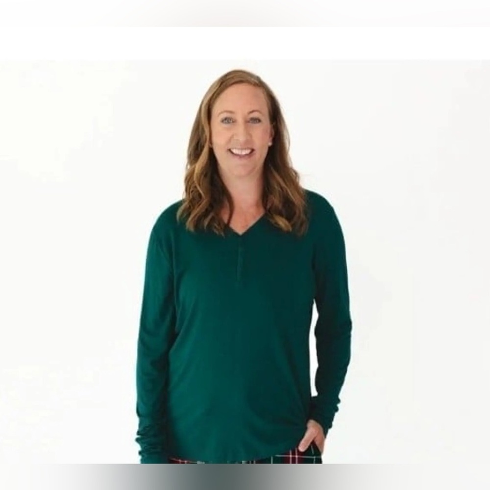Little Sleepies Forest Green Women's Pajama Top